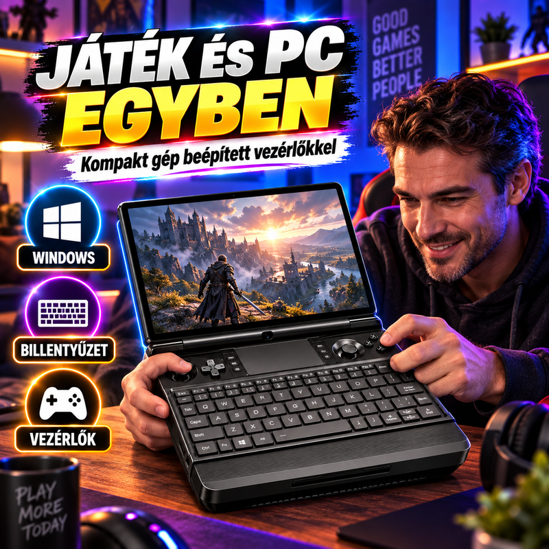 GameMini™ kompakt játékos számítógép