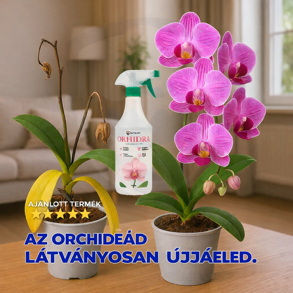 ORHIDRA-Bio orchidea tápoldat, gyökér- és levélápolás